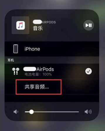 辽中苹果14音频维修点分享iPhone14音频共享设置方法 