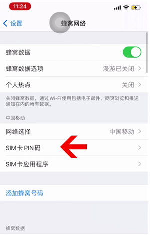 辽中苹果14维修网分享如何给iPhone14的SIM卡设置密码 